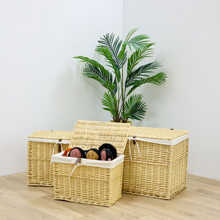 Wicker Storage Hamper Baskets Assorted Sizes  hi\-res